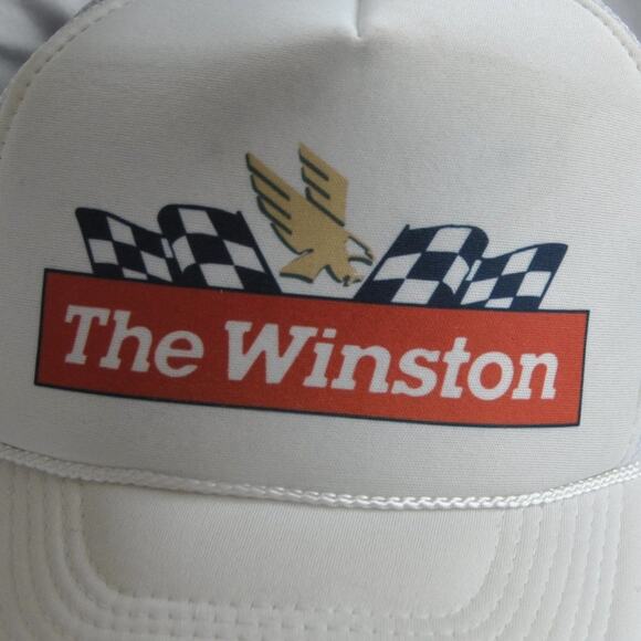 The Winston Vintage White Snap Back Trucker Hat - Picture 2 of 11